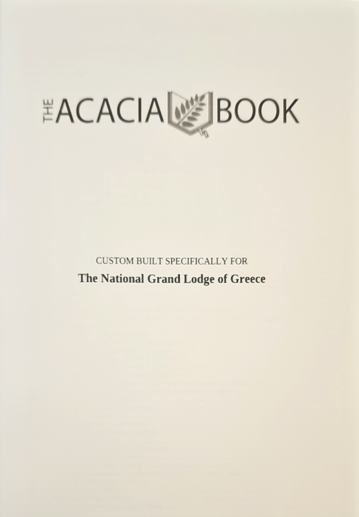 Acacia Book Acacia Book